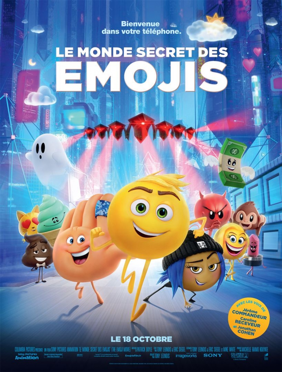 Le Monde secret des Emojis (2D ou 3D)