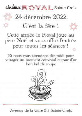 24 décembre au Royal : Séances offertes !