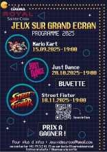 Affiche de l'événement: Tournoi de jeux vidéo (Mario Kart)