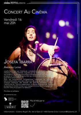 Affiche de l'événement: Concert au cinéma Josefa Ibarra (amérique latine)