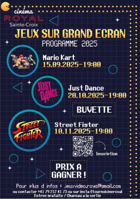 Affiche de l'événement: Soirée jeux vidéo (Just Dance)