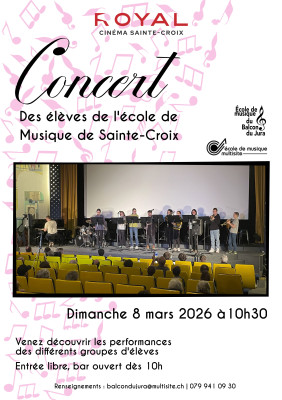 Affiche de l'événement: Concert de l'école de musique